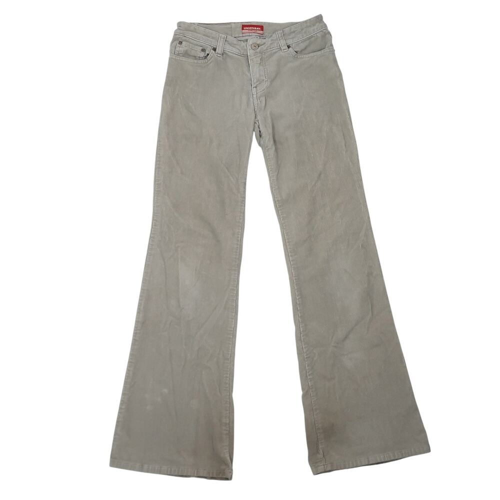 Vintage 90s/Y2K UnionBay Taupe Grey Low Rise Bootcut Flare Jeans Pants